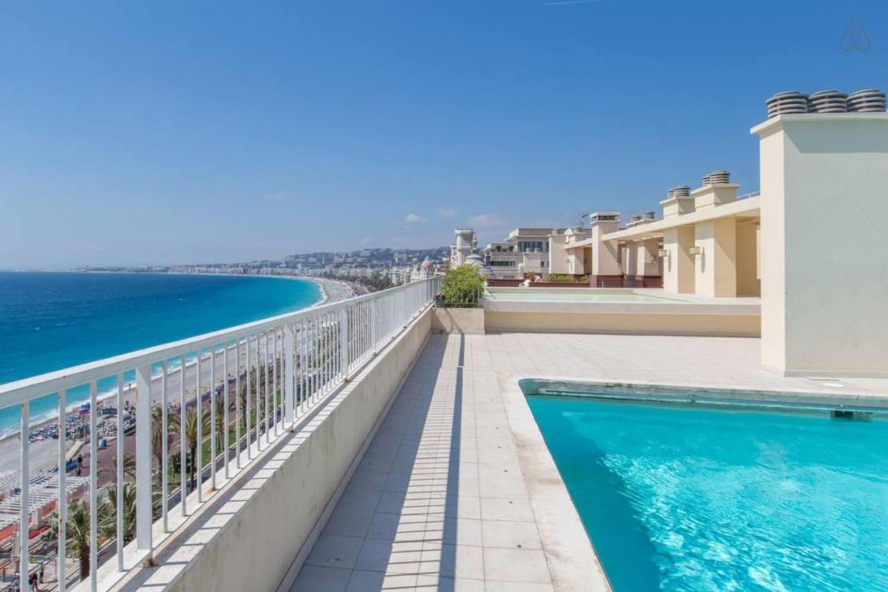 Appartement Royal Promenade Pool Terrace With Sea View à Nice Extérieur photo
